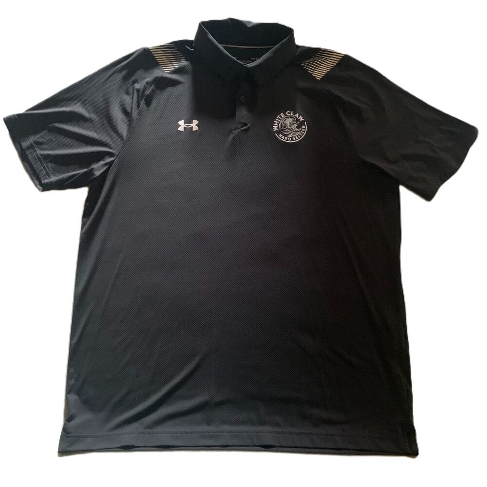 Mens Under Armour - White Claw Hard Seltzer Logo Polo & Golf Shirt